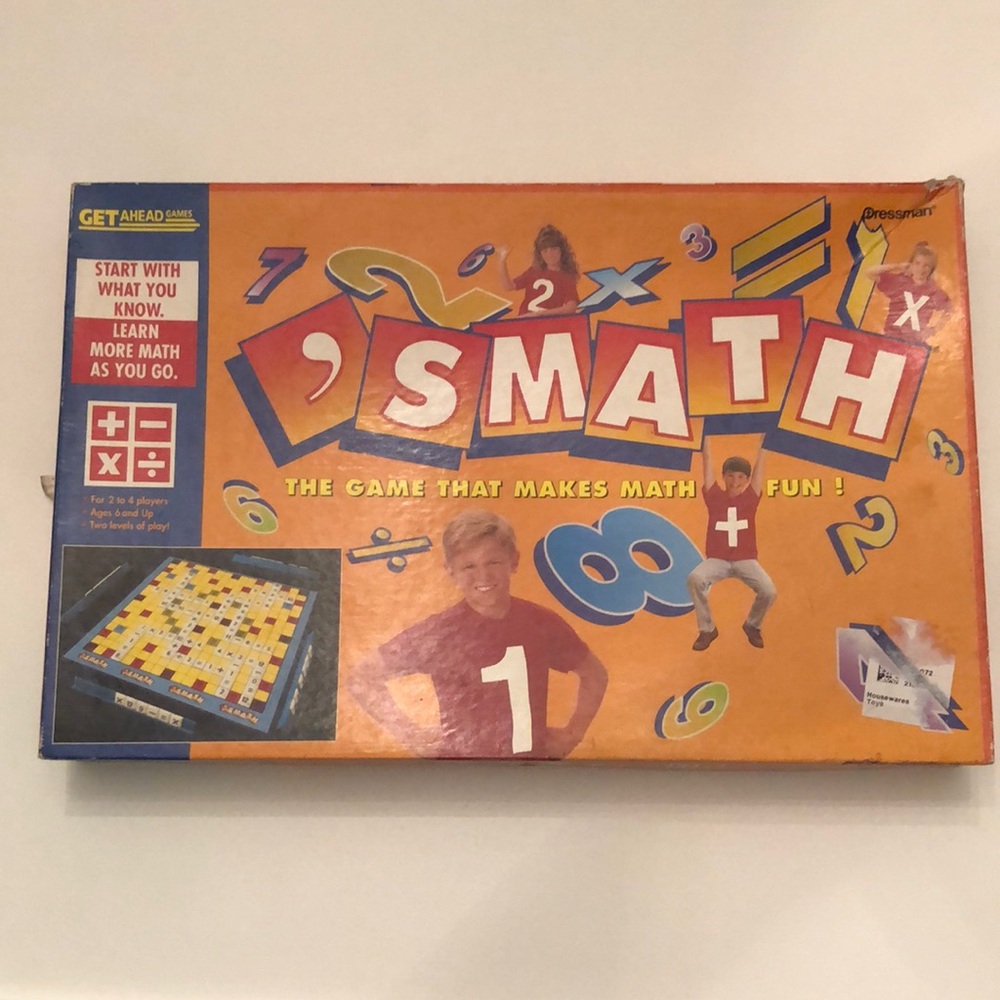 ‘Smath Crossword Puzzle Boardgame